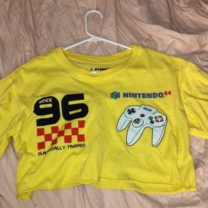 Women’s Nintendo and Hot Wheels Crop Tops